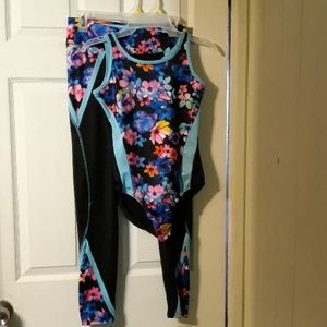 Girl's 2 piece gymnastics set